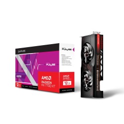 Buy SAPPHIRE PULSE Radeon RX 7700 XT - 12GB GDDR6, 2544MHz Boost, Black, Dual-X ... in Cyprus, Nicosia, Limassol, Larnaka, Pafos
