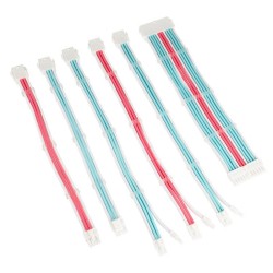 Buy Kolink Core Adept Braided Cable Extension Kit - Brilliant White Neon Blue Pu... in Cyprus, Nicosia, Limassol, Larnaka, Pafos