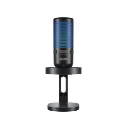 Buy BOYA USB RGB Microphone Supercardioid with shockmount - BY-K3 - 2 zones RGB in Cyprus, Nicosia, Limassol, Larnaka, Pafos