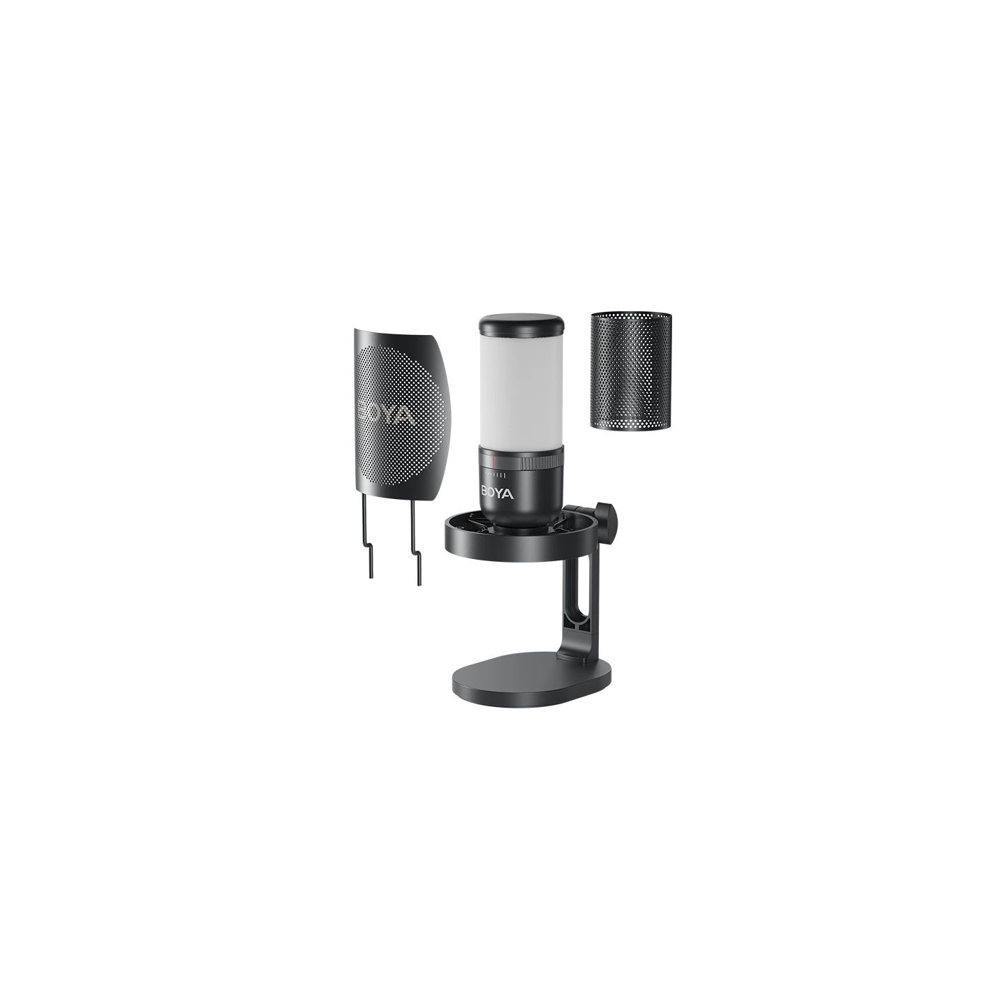 BOYA BY-K3 USB RGB Supercardioid Condenser Mic w/Shockmount (Boxed) — Buy in Cyprus with Fast Delivery