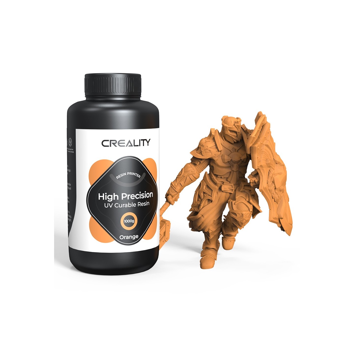 Creality LCD 8K High Precision UV Curable Resin - 3302190005 - Orange — Buy in Cyprus with Fast Delivery