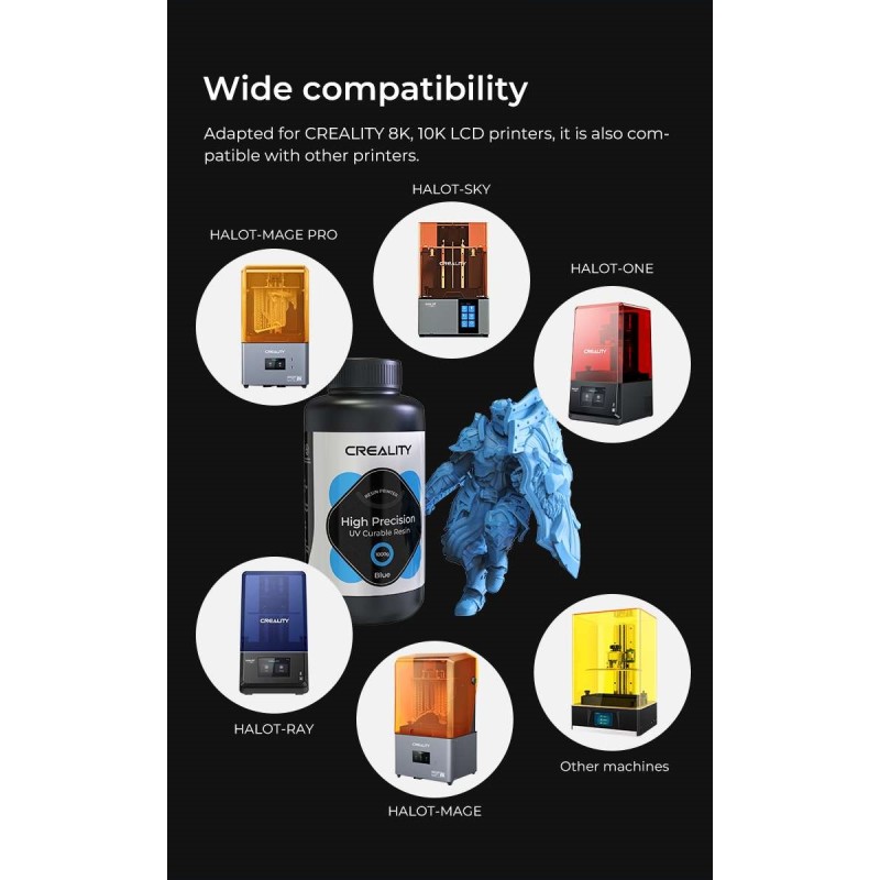 Buy Creality LCD 8K High Precision UV Curable Resin - 3302190005 - Orange in Cyprus, Nicosia, Limassol, Larnaka, Pafos