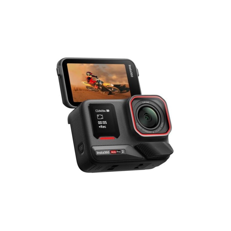 Insta360 Ultimate Videography Bundle Action Cam - Ace Pro 2 - 3 lenses, 2 filters, Xplorer grip pro kit