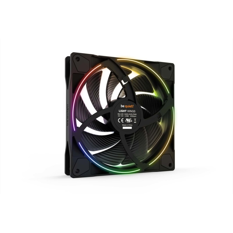 Buy Be Quiet Light Wings 140mm PWM High-Speed Case Fan - Black, ARGB, 2200 RPM in Cyprus, Nicosia, Limassol, Larnaka, Pafos
