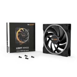 Buy Be Quiet Light Wings 140mm PWM High-Speed Case Fan - Black, ARGB, 2200 RPM in Cyprus, Nicosia, Limassol, Larnaka, Pafos