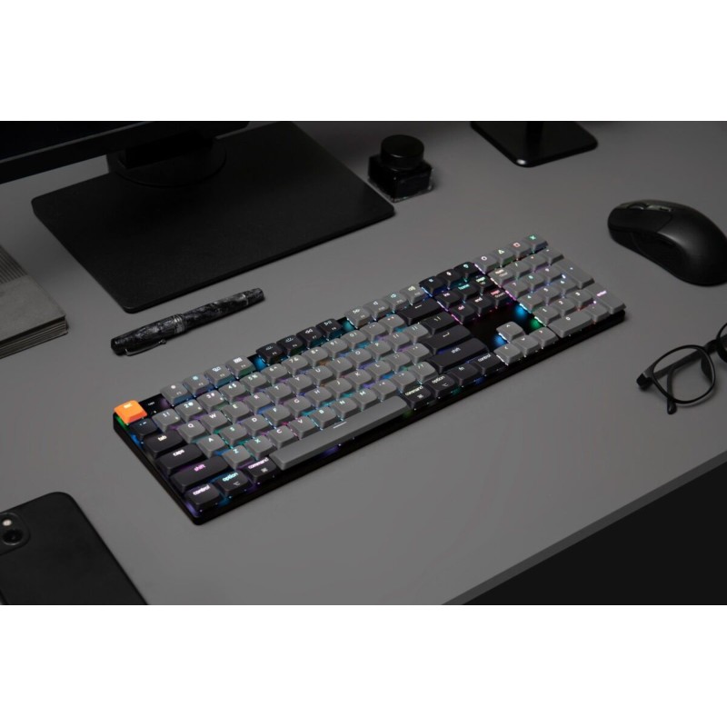 Keychron K5 V2 K5X-B1 QMK Wireless Mechanical Keyboard Red Switch RGB 100% US (Boxed) — Buy in Cyprus with Fast Delivery
