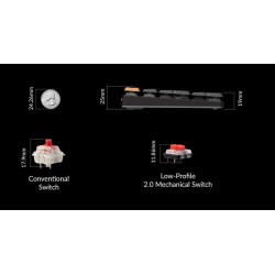 Buy Keychron K5 V2 - K5X-B1 - QMK Wireless Mechanical Keyboard Red Switch RGB 10... in Cyprus, Nicosia, Limassol, Larnaka, Pafos