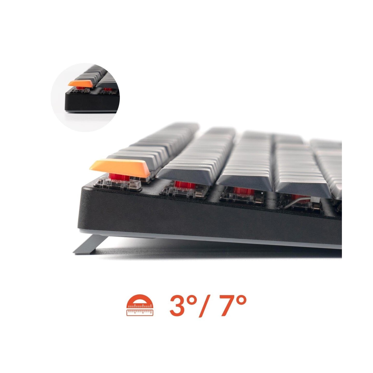 Keychron K5 V2 K5X-B1 QMK Wireless Mechanical Keyboard Red Switch RGB 100% US (Boxed) — Buy in Cyprus with Fast Delivery