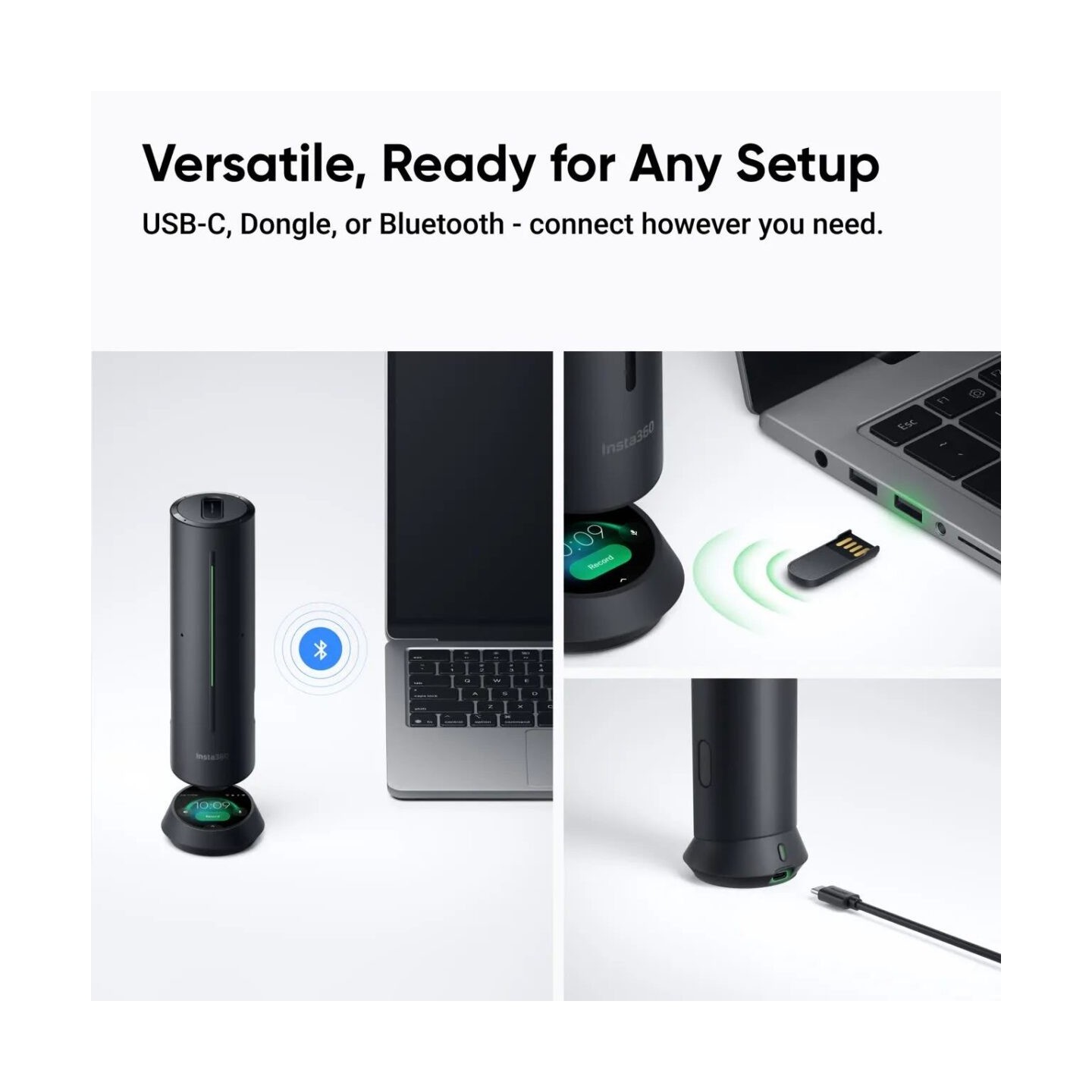 Insta360 Wave Arctic White AI Speakerphone (Boxed) — Buy in Cyprus with Fast Delivery