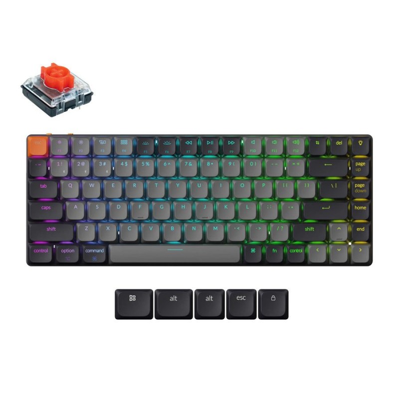 Buy Keychron K3 V3 - K3X-B1 - QMK Wireless Mechanical Keyboard Red Switch RGB 75... in Cyprus, Nicosia, Limassol, Larnaka, Pafos