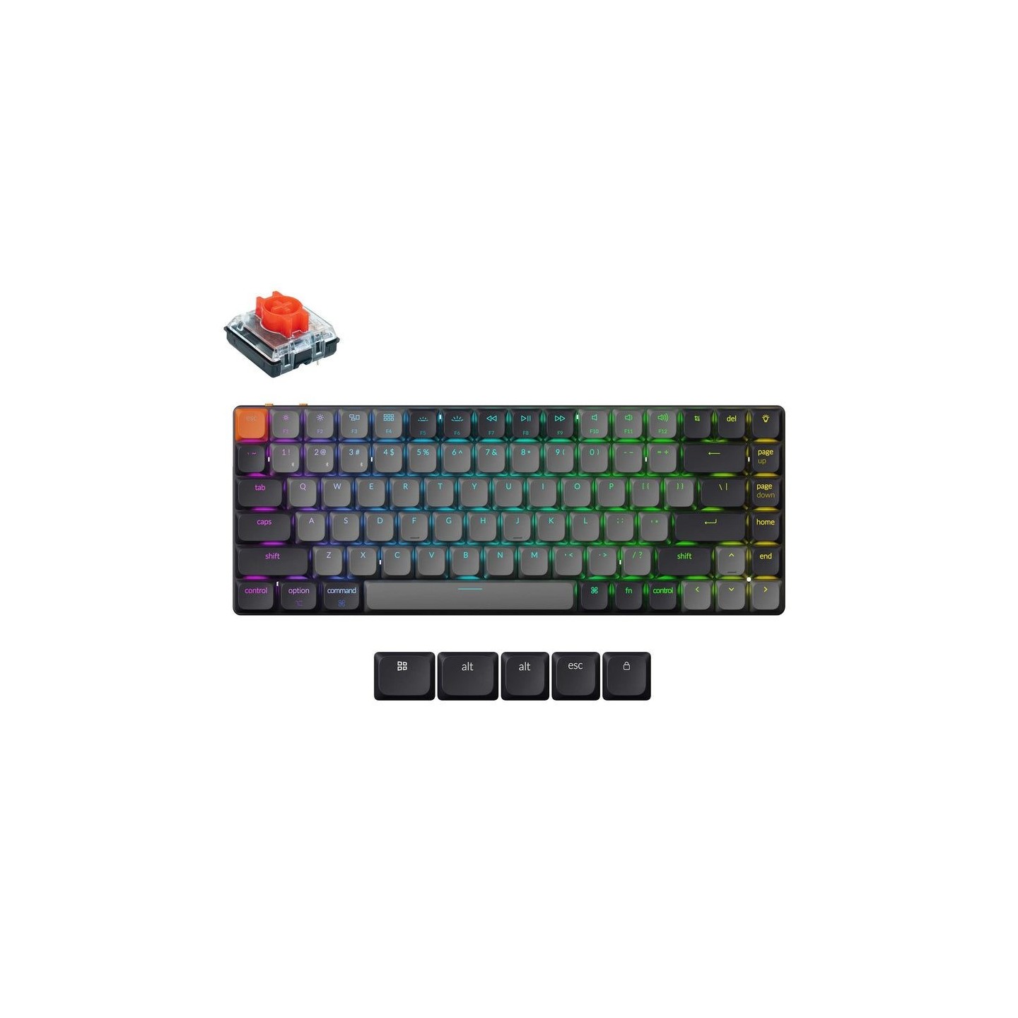 Keychron K3 V3 K3X-B1 QMK Wireless Mechanical Keyboard Red Switch RGB 75% US (Boxed) — Buy in Cyprus with Fast Delivery