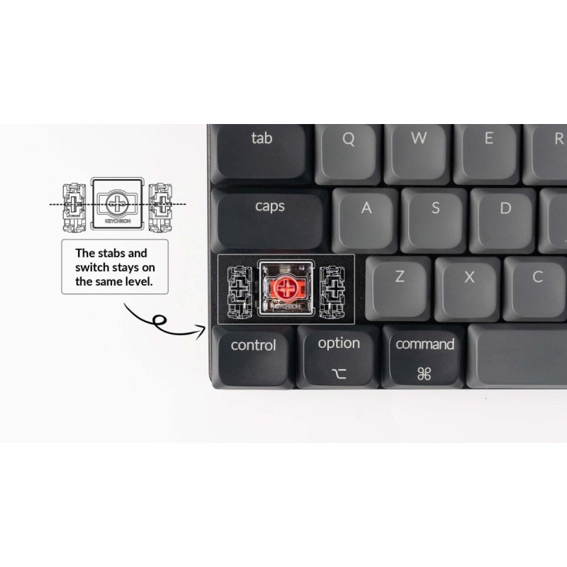 Buy Keychron K3 V3 - K3X-B1 - QMK Wireless Mechanical Keyboard Red Switch RGB 75... in Cyprus, Nicosia, Limassol, Larnaka, Pafos