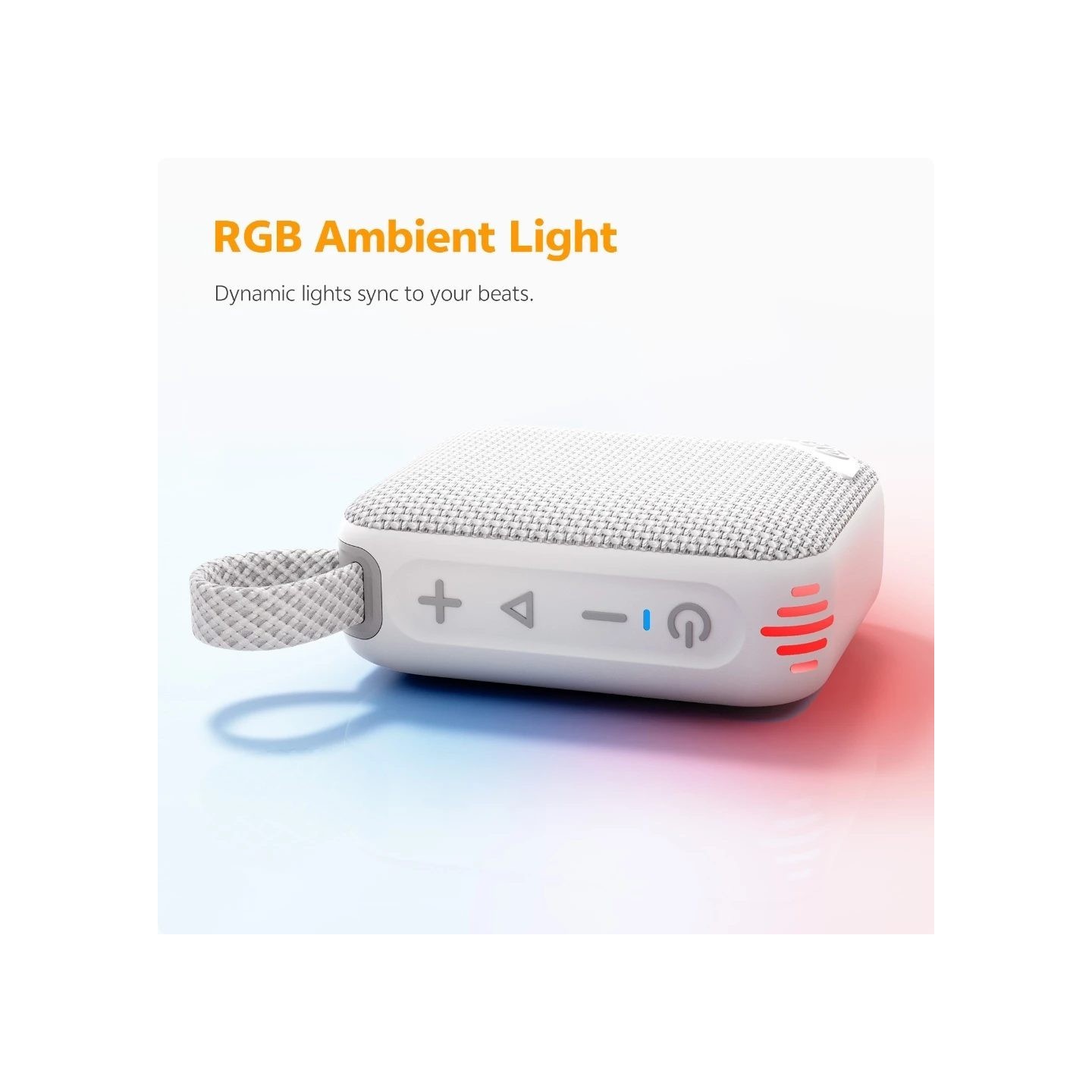 QCY Black - SP2 - Pocket Size IP67 RGB BT Speaker Deep Punch Bass TWS Stereo Subwoofer 17h — Buy in Cyprus with Fast Delivery