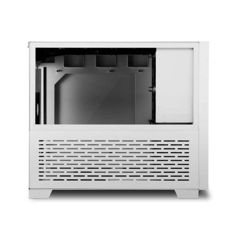 Buy Sharkoon MS-Y1000 Micro-ATX Case - White, Tempered Glass Side, Top PSU Tunne... in Cyprus, Nicosia, Limassol, Larnaka, Pafos