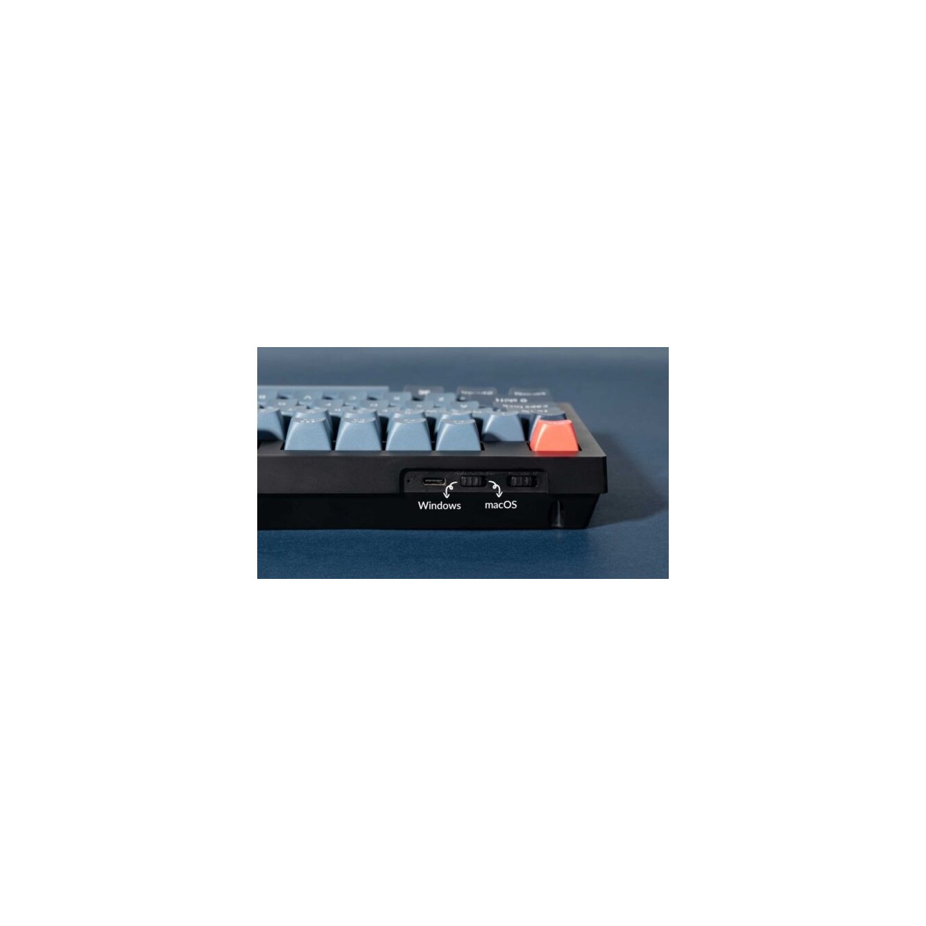 Keychron V5 Max QMK VIA (V5M-D3) Wireless BT 2,4 Wired Custom Mechanical Keyboard Brown Sw. 96% US