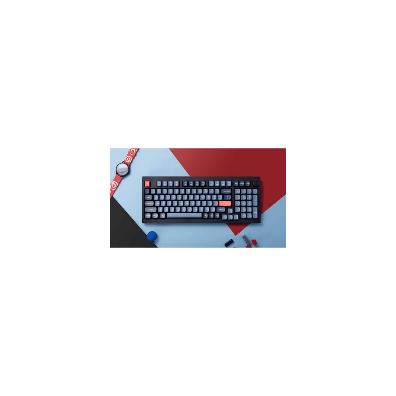 Keychron V5 Max QMK VIA (V5M-D3) Wireless BT 2,4 Wired Custom Mechanical Keyboard Brown Sw. 96% US