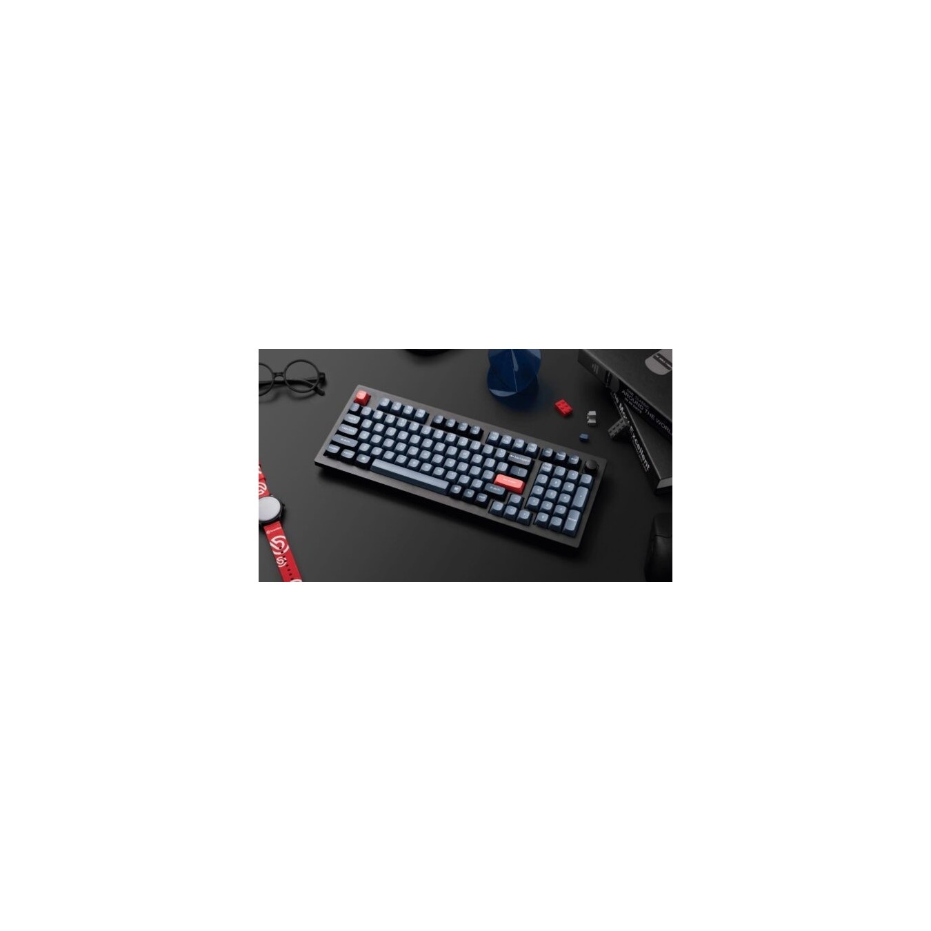 Keychron V5 Max QMK VIA (V5M-D3) Wireless BT 2,4 Wired Custom Mechanical Keyboard Brown Sw. 96% US