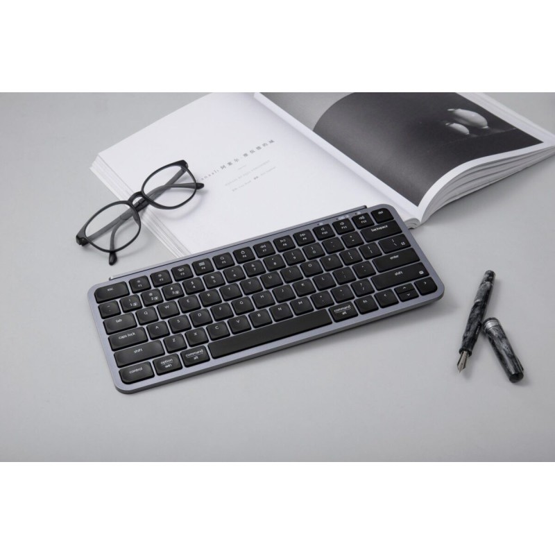 Keychron B1 Pro B1P-K1 Ultraslim 75% Wireless Keyboard Gray US (Boxed) — Buy in Cyprus with Fast Delivery