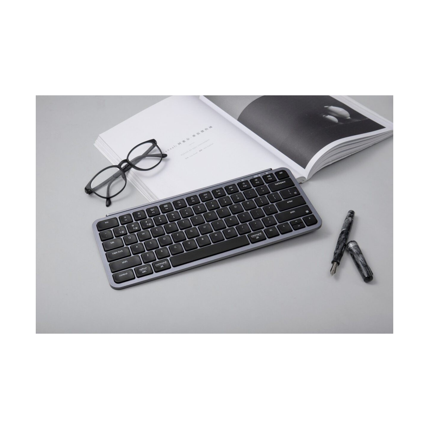 Keychron B1 Pro B1P-K1 Ultraslim 75% Wireless Keyboard Gray US (Boxed) — Buy in Cyprus with Fast Delivery