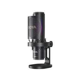 BOYA BY-K9 USB RGB Condenser Microphone - 3 Patterns, Shockmount (Boxed) — Buy in Cyprus with Fast Delivery