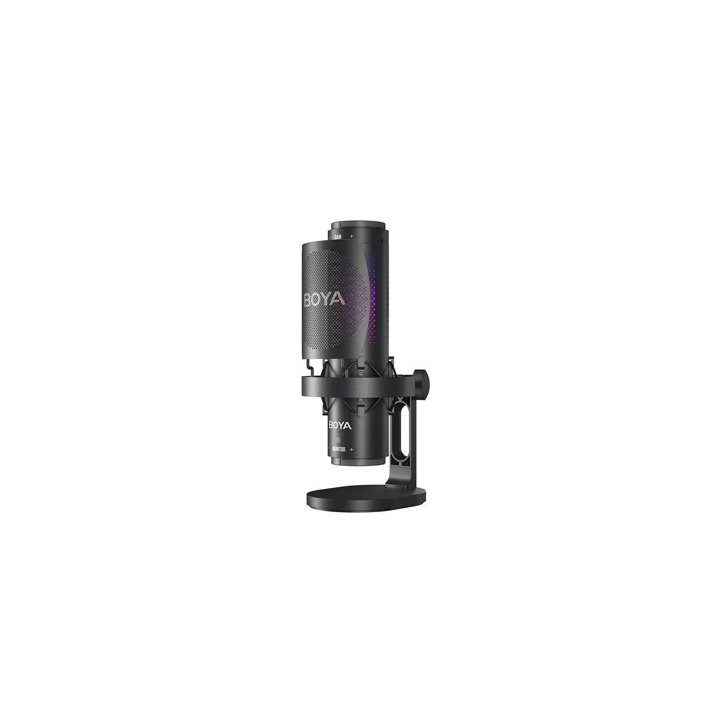 BOYA BY-K9 USB RGB Condenser Microphone - 3 Patterns, Shockmount (Boxed) — Buy in Cyprus with Fast Delivery