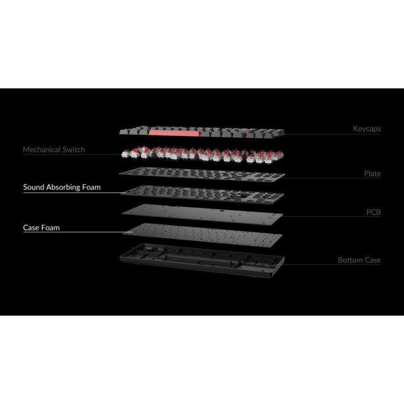 Buy Lemokey X1 - X1-A3 - QMK VIA Wired TKL 80% Mechanical Keyboard - Brown Switc... in Cyprus, Nicosia, Limassol, Larnaka, Pafos