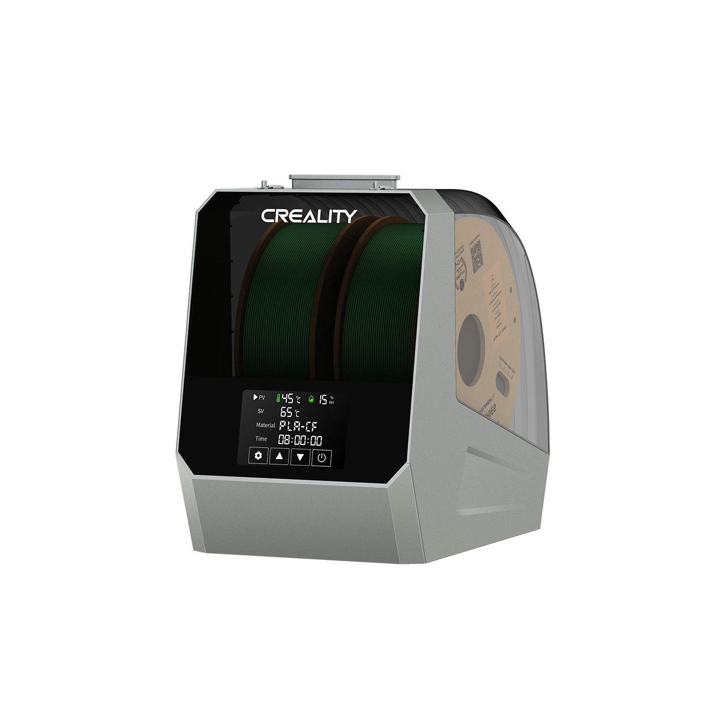 Creality Space Pi Plus Filament Dryer Dry Box - for 2 Filaments - Adjust 40-70c - One-key set for 12 types