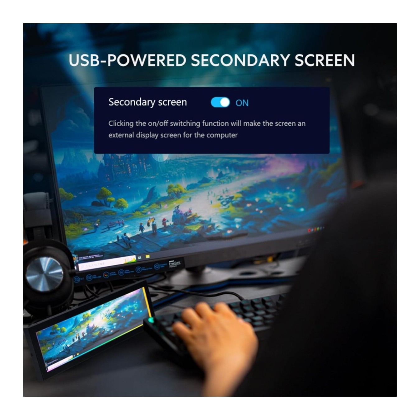Lian Li US88v1 8.8-inch Universal Screen - IPS LCD 1920x480 | Armenius Store