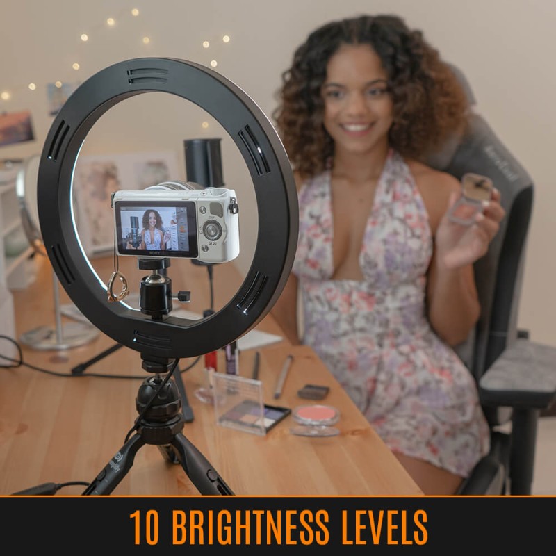 Buy Streamplify Streaming Ring Light - Light 10 - Black - 26 cm & tripod and sel... in Cyprus, Nicosia, Limassol, Larnaka, Pafos