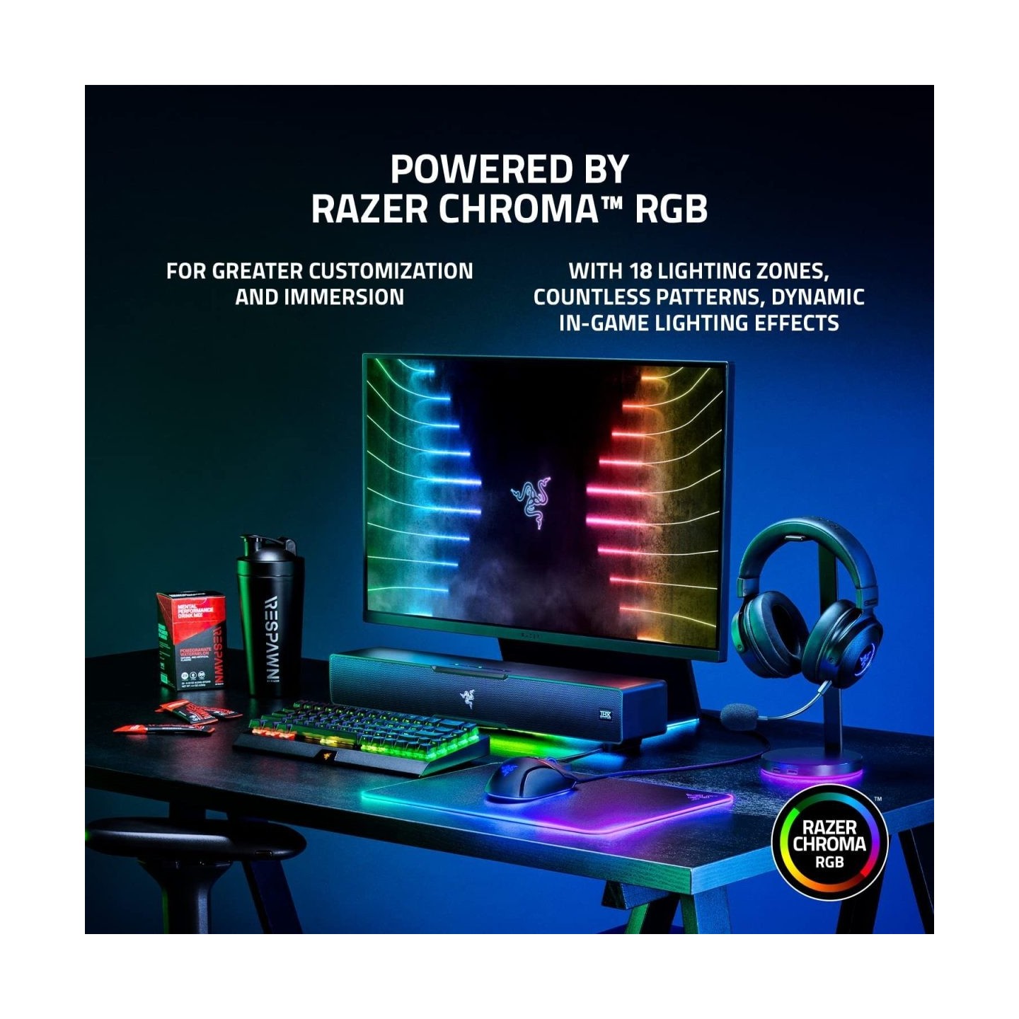 Razer Leviathan - LEVIATHAN V2 - RGB Gaming Sound Bar - THX Spatial 7.1 Audio — Buy in Cyprus with Fast Delivery