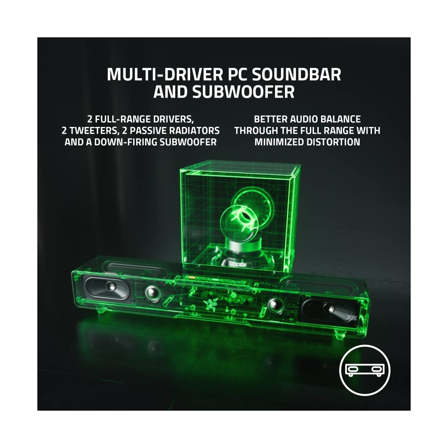 Razer Leviathan - LEVIATHAN V2 - RGB Gaming Sound Bar - THX Spatial 7.1 Audio — Buy in Cyprus with Fast Delivery