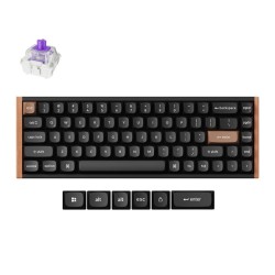 Keychron K6 HE K6H-F1 Special Wood Edition 65% Wireless Magnetic Hall Effect RGB Keyboard US (Boxed)