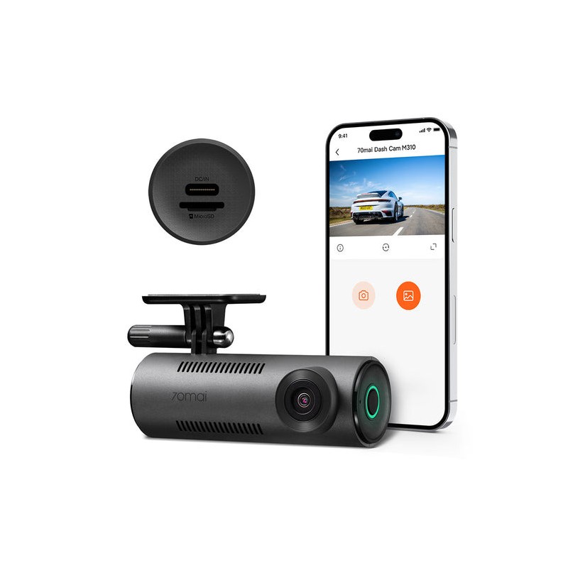 Buy 70mai Dash Cam - M310 - 1296P, 300mAh Car Camera in Cyprus, Nicosia, Limassol, Larnaka, Pafos