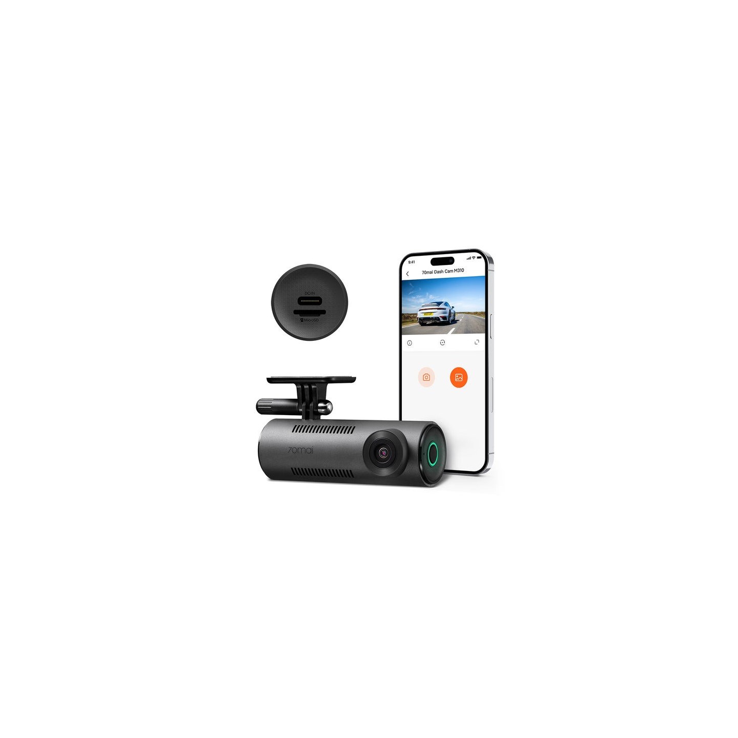 70mai Dash Cam - M310 - 1296P, 300mAh Car Camera — Buy in Cyprus with Fast Delivery