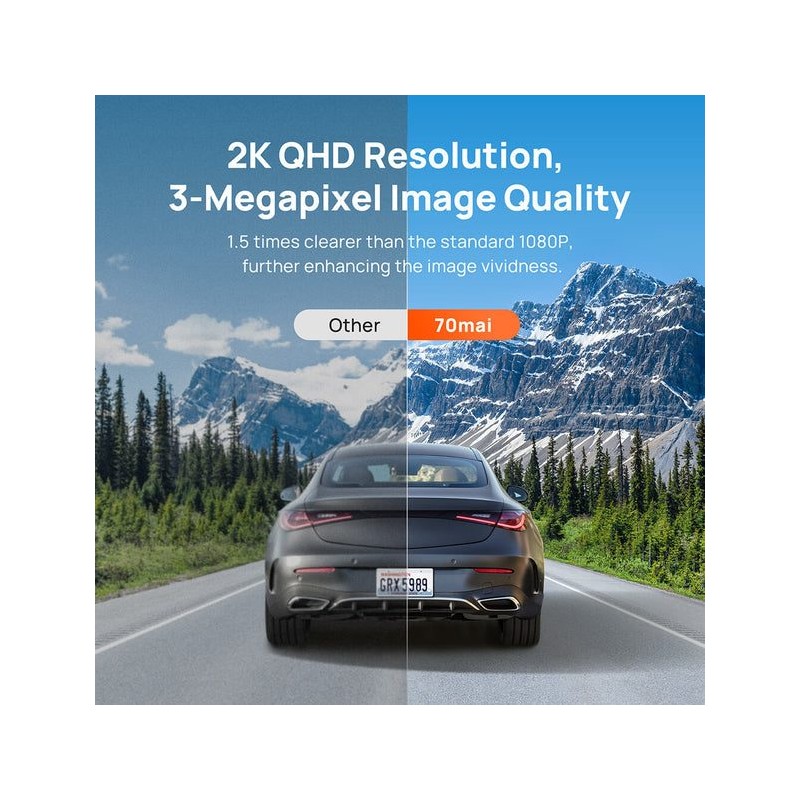 Buy 70mai Dash Cam - M310 - 1296P, 300mAh Car Camera in Cyprus, Nicosia, Limassol, Larnaka, Pafos