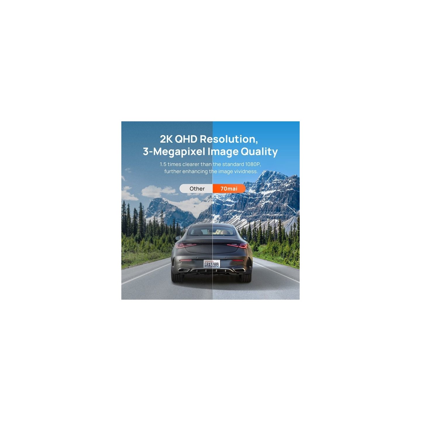 70mai Dash Cam - M310 - 1296P, 300mAh Car Camera — Buy in Cyprus with Fast Delivery