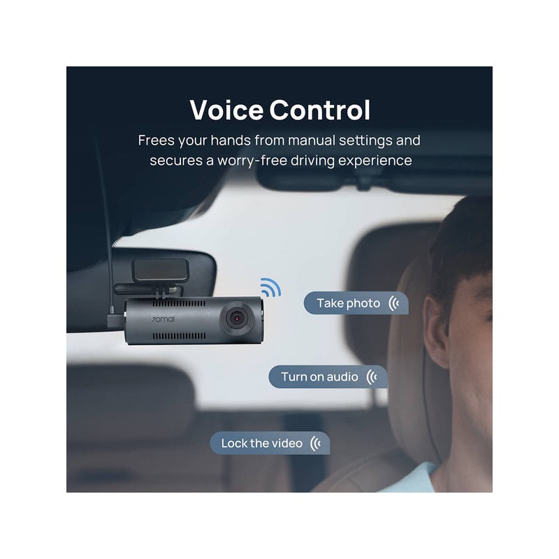 Buy 70mai Dash Cam - M310 - 1296P, 300mAh Car Camera in Cyprus, Nicosia, Limassol, Larnaka, Pafos