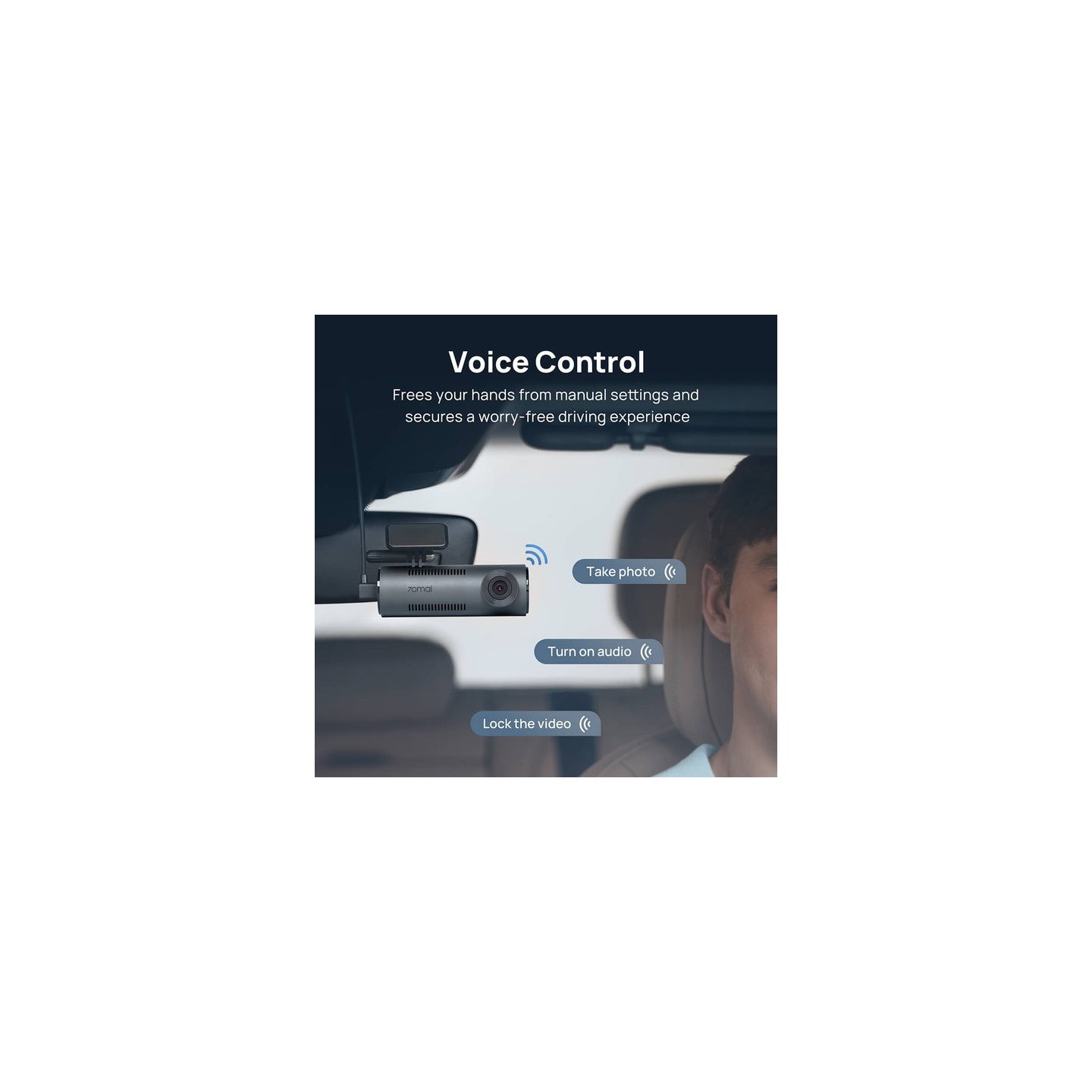 70mai Dash Cam - M310 - 1296P, 300mAh Car Camera — Buy in Cyprus with Fast Delivery