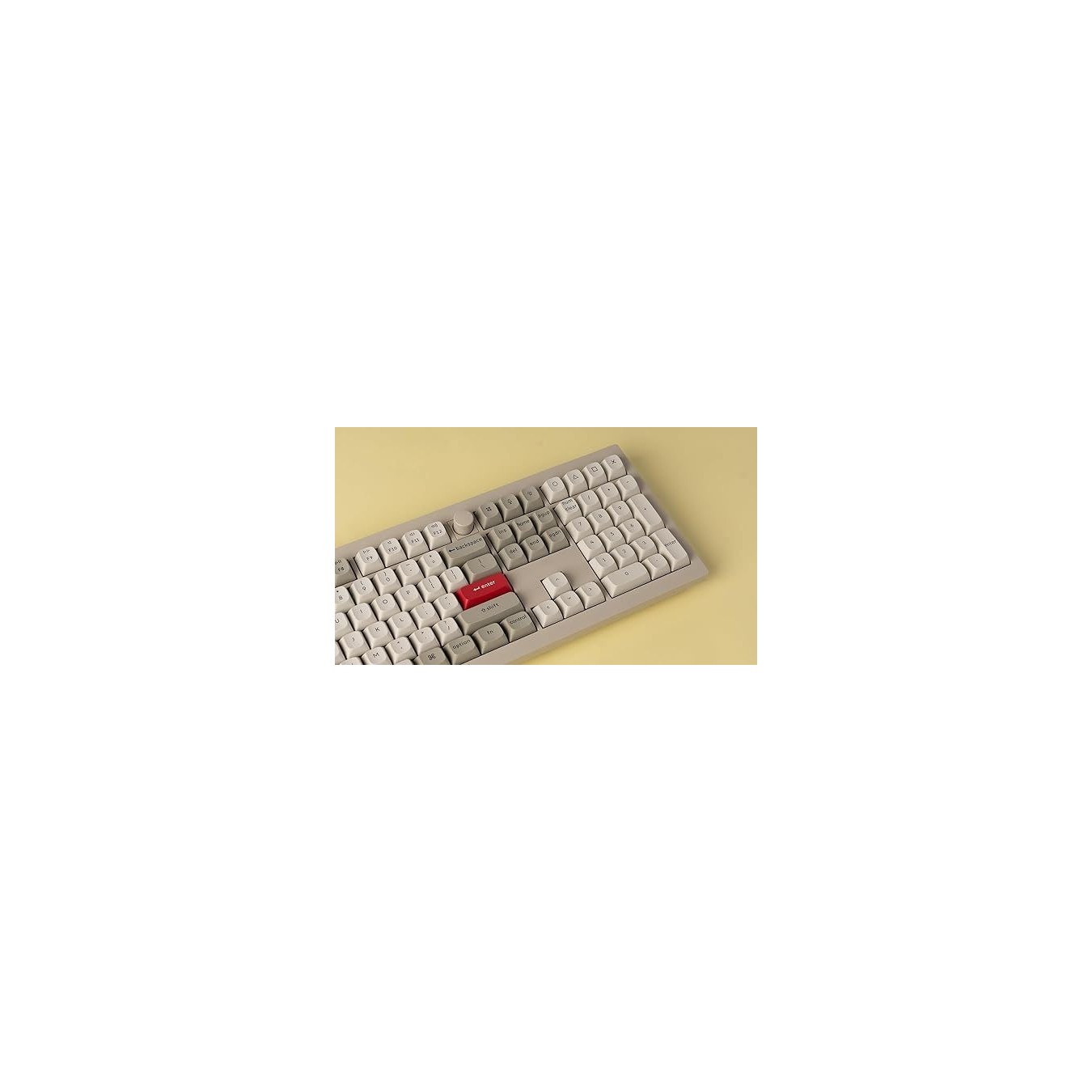 Keychron V6 Max Retro - V6M-R1 - QMK VIA BT 2,4 Wired Custom Mechanical Keyboard Red Switch 100% US