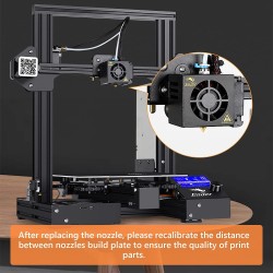Creality Nozzles Kit - MK8 - 24 pcs 0.2mm, 0.3mm, 0.4mm, 0.5mm, 0.6mm, 0.8mm, 1.0mm — Buy in Cyprus with Fast Delivery