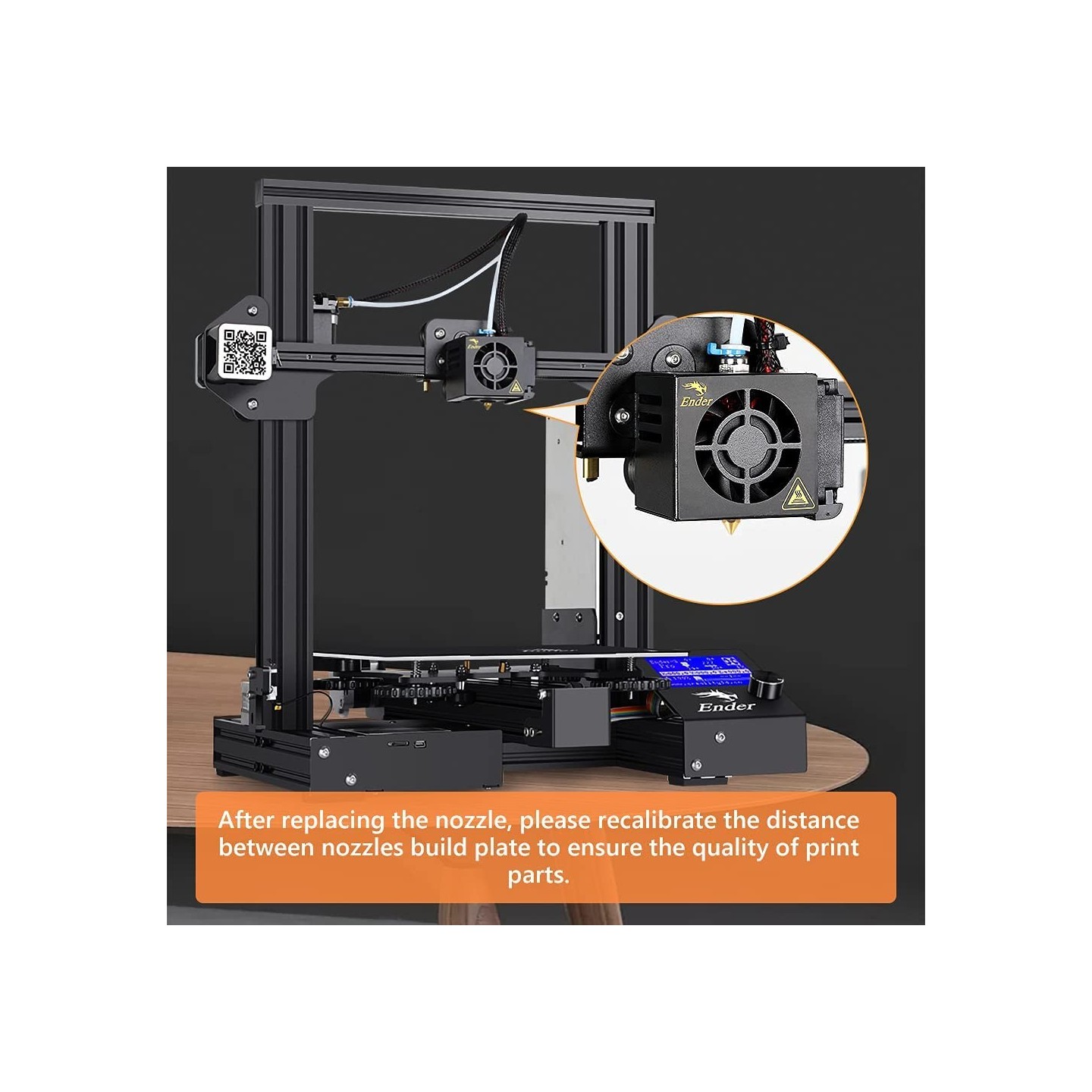 Creality Nozzles Kit - MK8 - 24 pcs 0.2mm, 0.3mm, 0.4mm, 0.5mm, 0.6mm, 0.8mm, 1.0mm — Buy in Cyprus with Fast Delivery