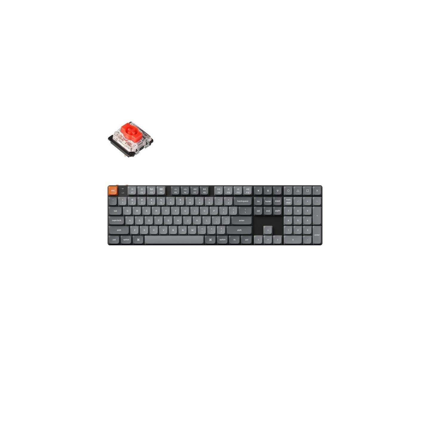 Keychron K5 Max K5M-H1 Red Switch Hot-Swap 100% US Mechanical Keyboard (Boxed) — Buy in Cyprus with Fast Delivery