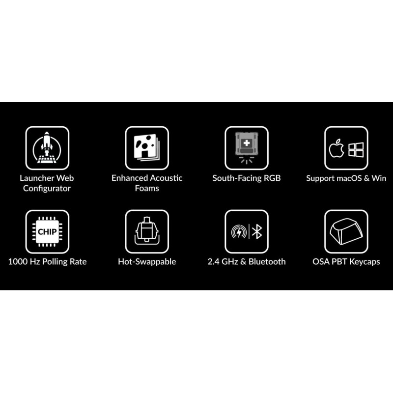 Buy Keychron K8 Max - K8M-B3 - QMK Wireless Mechanical Keyboard Brown Switch RGB... in Cyprus, Nicosia, Limassol, Larnaka, Pafos