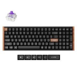 Keychron K4 HE (K4H-F1) Wood Edition Wireless Magnetic Hall Effect RGB 96% US Keyboard (Boxed)