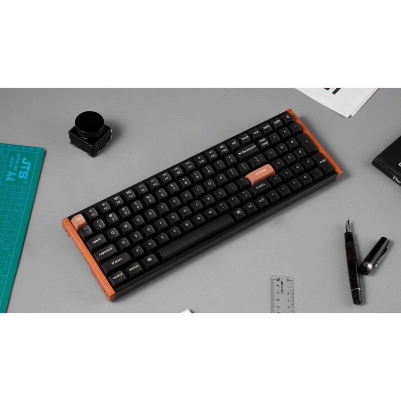 Keychron K4 HE (K4H-F1) Wood Edition Wireless Magnetic Hall Effect RGB 96% US Keyboard (Boxed)