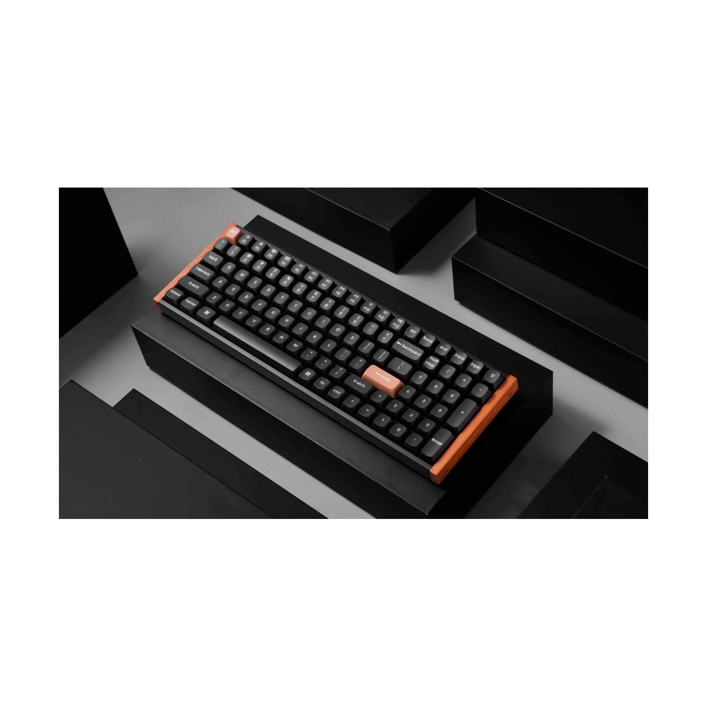 Keychron K4 HE (K4H-F1) Wood Edition Wireless Magnetic Hall Effect RGB 96% US Keyboard (Boxed)