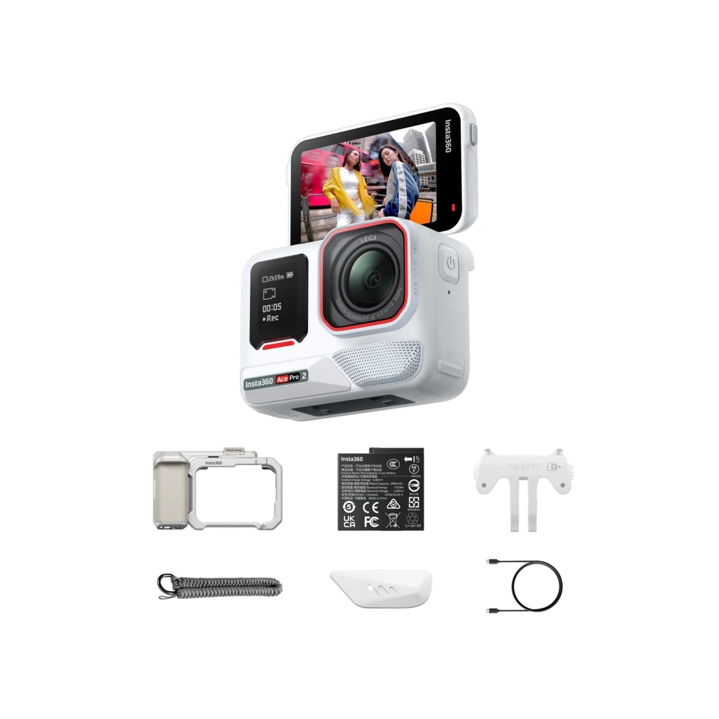 Insta360 Xplorer Bundle - Ace Pro 2 - Arctic White — Buy in Cyprus with Fast Delivery