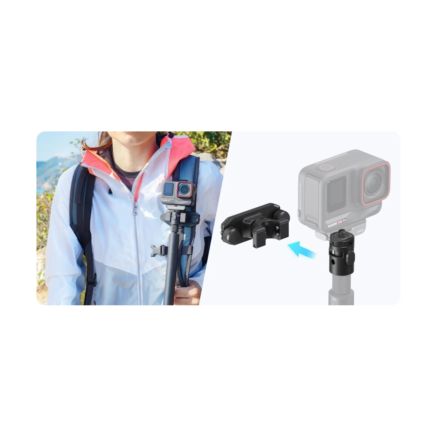 Insta360 Selfie Stick Holster - Magnetic — Buy in Cyprus with Fast Delivery