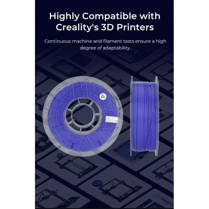 Buy Creality Hyper PLA RFID Purple - 3301010460 - Fast Printing Filament with CF... in Cyprus, Nicosia, Limassol, Larnaka, Pafos