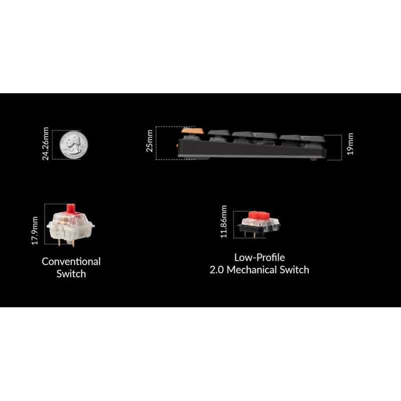 Buy Keychron K5 V2 - K5X-B3 - QMK Wireless Mechanical Keyboard Brown Switch RGB ... in Cyprus, Nicosia, Limassol, Larnaka, Pafos